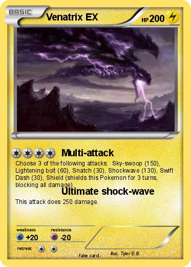 Pokemon Venatrix EX