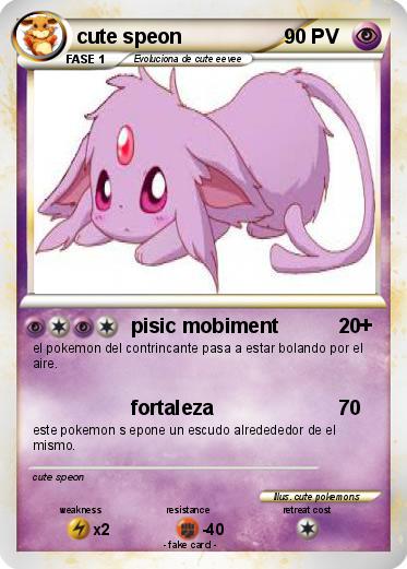 Pokemon cute speon