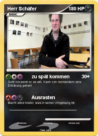 Pokemon Herr Schäfer