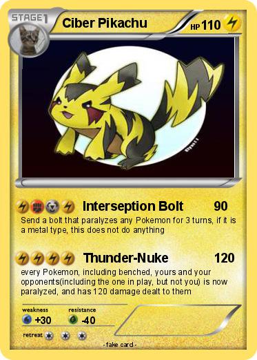 Pokemon Ciber Pikachu