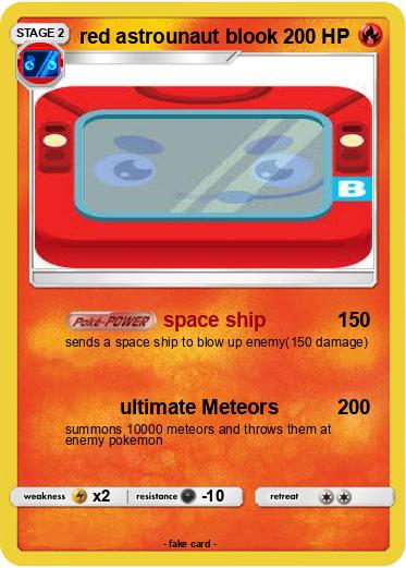 Pokemon red astrounaut blook