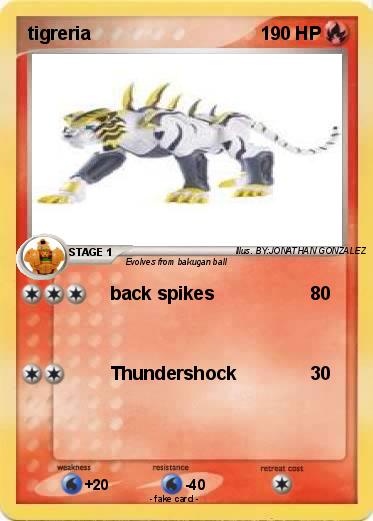 Pokemon tigreria
