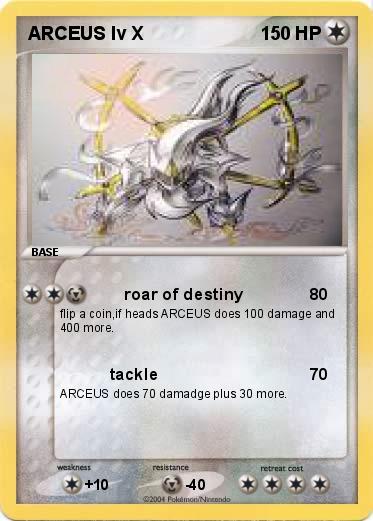 Pokemon ARCEUS lv X
