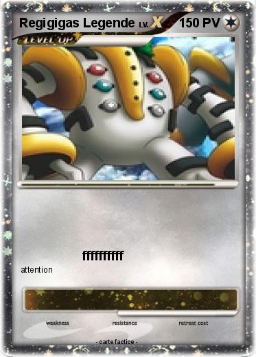 Pokemon Regigigas Legende