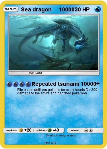 Pokemon Sea dragon     1000030