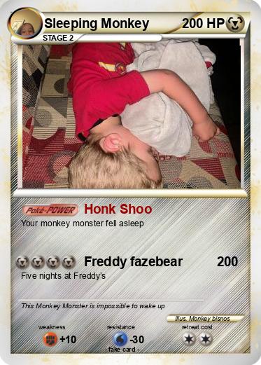 Pokemon Sleeping Monkey