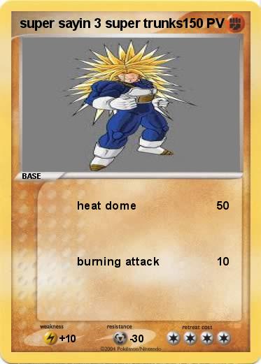 Pokemon super sayin 3 super trunks