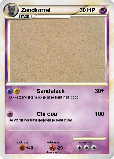 Pokemon Zandkorrel