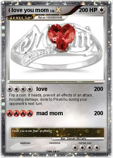 Pokemon i love you mom