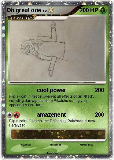 Pokemon Oh great one