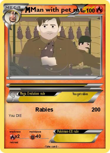 Pokemon Man with pet rat