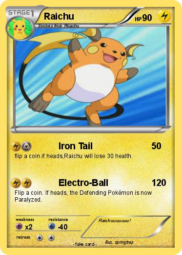 Pokemon Raichu