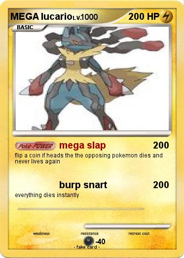 Pokemon MEGA lucario