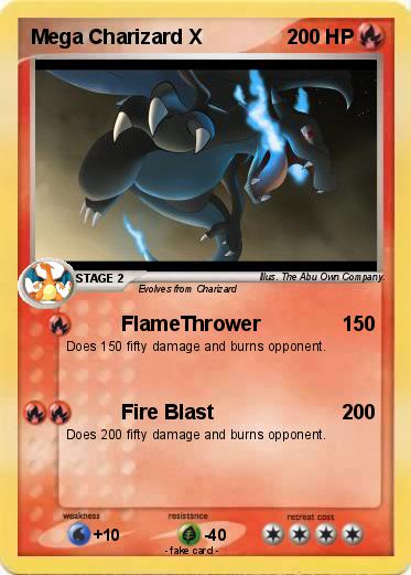 Pokemon Mega Charizard X