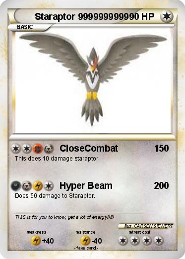 Pokemon Staraptor 9999999999