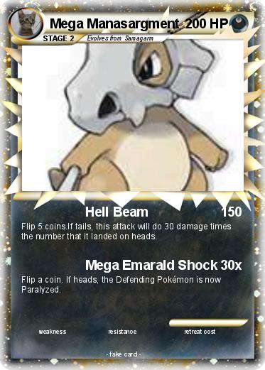Pokemon Mega Manasargment