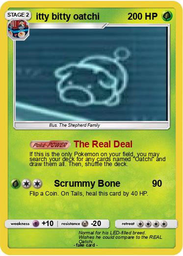 Pokemon itty bitty oatchi
