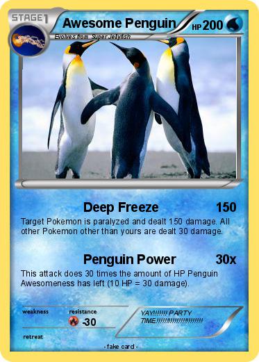 Pokemon Awesome Penguin