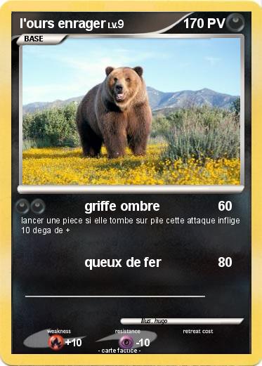 Pokemon l'ours enrager