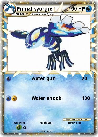 Pokemon Primal kyorgre