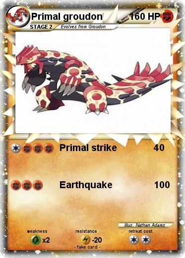 Pokemon Primal groudon