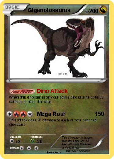 Pokemon Giganotosaurus