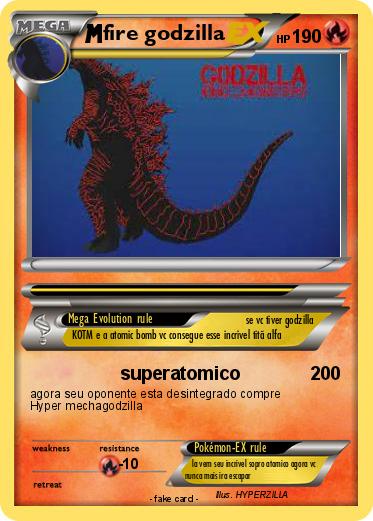 Pokemon fire godzilla