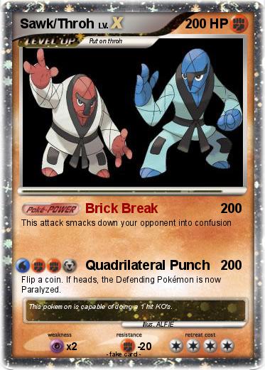 Pokemon Sawk/Throh