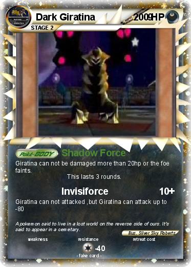 Pokemon Dark Giratina                    9