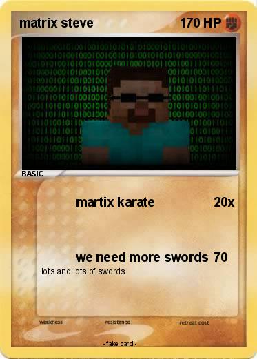 Pokemon matrix steve