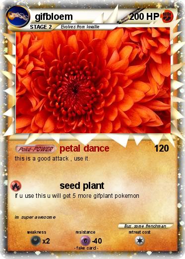 Pokemon gifbloem