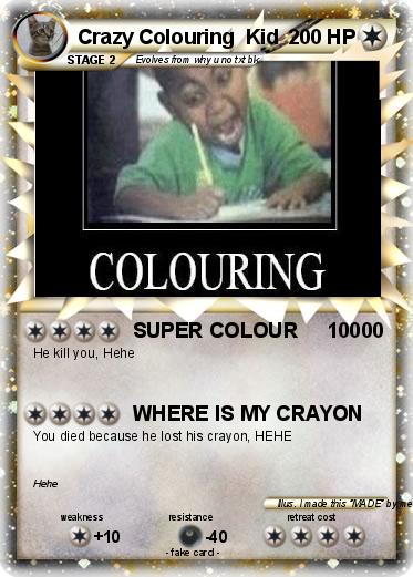 Pokemon Crazy Colouring  Kid