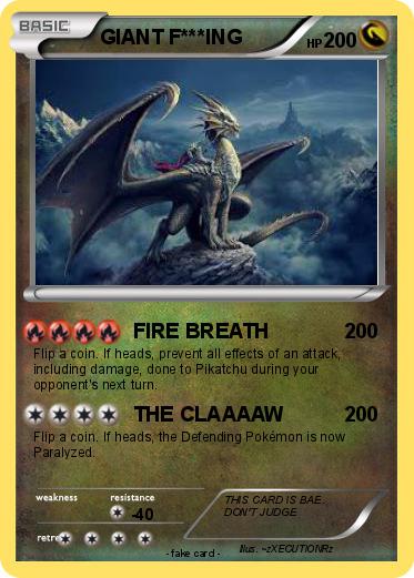 Pokemon GIANT F***ING