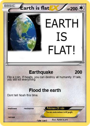 Pokemon Earth is flat