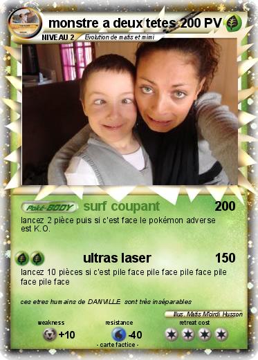 Pokemon monstre a deux tetes