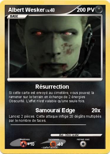 Pokemon Albert Wesker