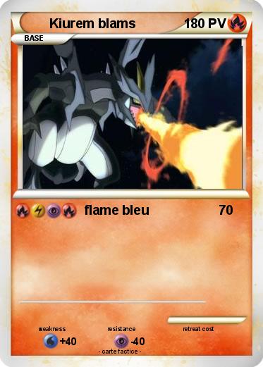 Pokemon Kiurem blams