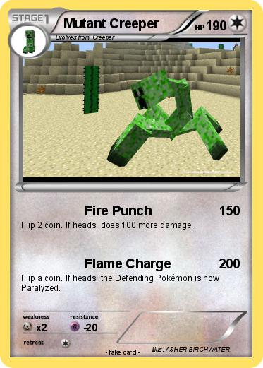 Pokemon Mutant Creeper