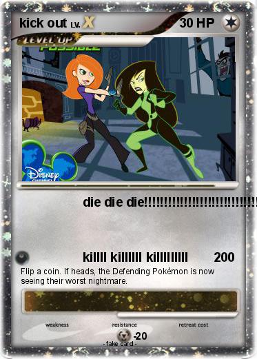 Pokemon kick out
