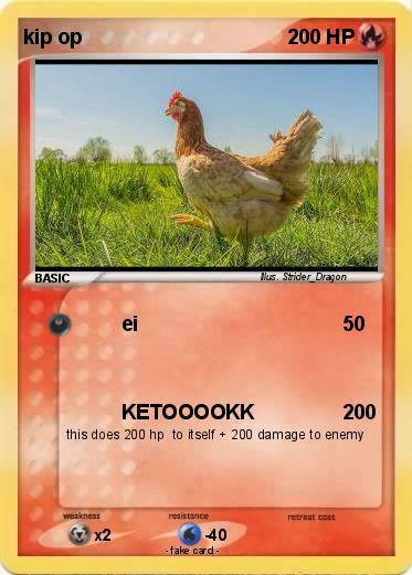 Pokemon kip op