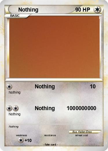 Pokemon Nothing