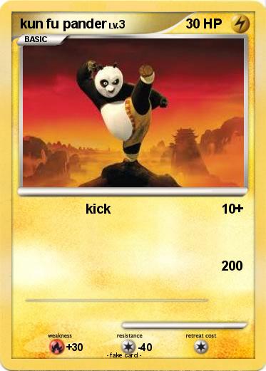 Pokemon kun fu pander