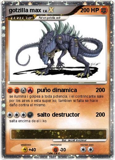 Pokemon gotzilla max