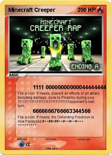 Pokemon Minecraft Creeper