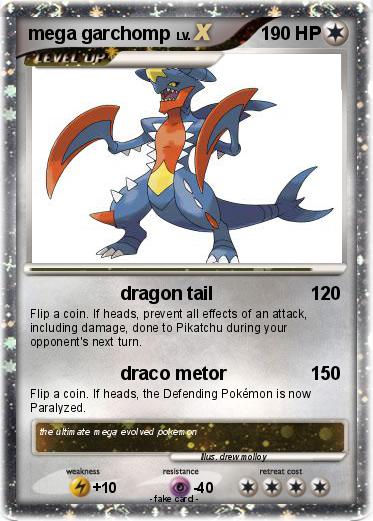Pokemon mega garchomp