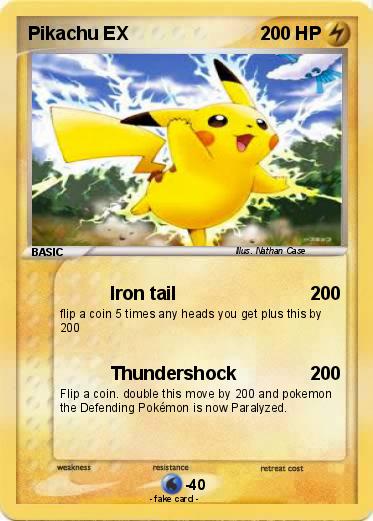 Pokemon Pikachu EX