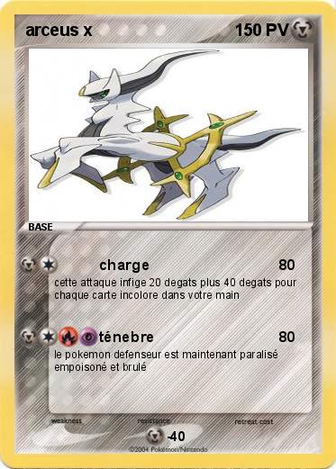 Pokemon arceus x