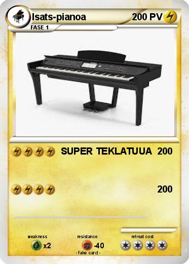 Pokemon Isats-pianoa