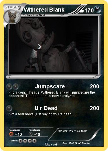 Pokemon Withered Blank