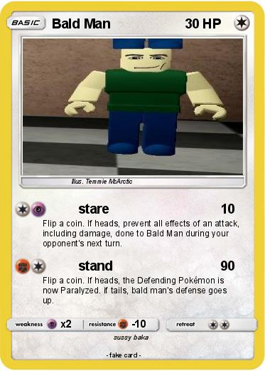 Pokemon Bald Man